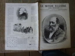 Le Monde Illustré Janvier 1883 Clésinger Châlons Sur Marne Général Chanzy Gambetta Crédit Foncier - Revistas - Antes 1900