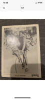 CYCLISME GLOBO Carte Souple Photo Miroir Sprint Bernard GAUTHIER Année 60 - Cyclisme