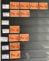 Monaco - Lot De Timbres N°56 - Variétés De Couleurs - Other & Unclassified