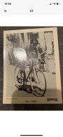 CYCLISME GLOBO Carte Souple Photo Miroir Sprint Nello LAUREDI Année 60 - Cycling
