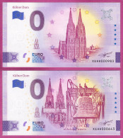 0-Euro XEHH 2023-7 + 8 Satz KÖLNER DOM - PETERSGLOCKE  KOMPLETT - Privéproeven