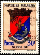 Madagascar (Rep) Poste Obl Yv: 439 Mi:516 Nossi-Bé Armoiries (TB Cachet Rond) - Madagaskar (1960-...)