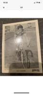 CYCLISME GLOBO Carte Souple Photo Miroir Sprint Appo LAZARIDES Année 60 - Radsport