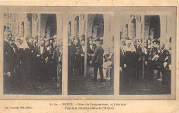 28-DREUX- FÊTES DES INAUGURATIONS 25 JUIN 1911 POSE DE LA PREMIERE PIERRE DE L'HÔPITAL MULTIVUES - Dreux
