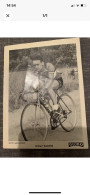 CYCLISME GLOBO Carte Souple Photo Miroir Sprint Gilbert BAUVIN Année 60 - Radsport