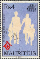 Maurice Poste Obl Yv: 814 Mi:778 International Year Of The Family (Beau Cachet Rond) - Mauricio (1968-...)