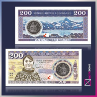 200 Kroner Greenland Denmark 2018 Banknote Test Note Private Fantasy Polymer - Dänemark