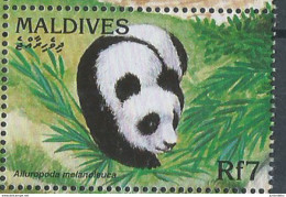 Maldives  -1996  - Fauna - Ailuropoda Melanoleuca - MNH. ( OL 28/05/2019) - Maldives (1965-...)