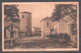 Gannat - Allier - Le Vieux Château Et Le Jardin - Café - Autres & Non Classés