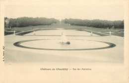 60 - CHÂTEAU DE CHANTILLY - VUE DES PARTERRES - Chantilly