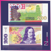 Matej Gabris 200 Zlotych Gdansk / Danzig Poland Johannes Hevelius Paper Private - Polonia