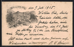 Lithographie Ischl, Das Hotel (vorm. Bauer)  - Sonstige & Ohne Zuordnung