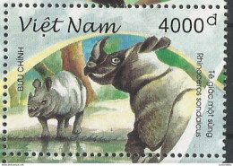 Vietnam- 1996 - Endangered Animal - Mint Without Gum.  ( Rhinoceros Sondaicus ) ( OL 28/04/2019 ) - Vietnam