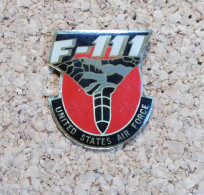 Pin's - United States Air Force - F 111 - Army