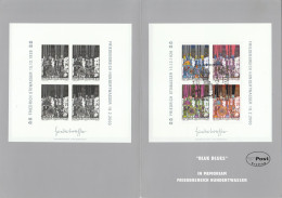Autriche 2000 Friedensreich Hundertwasser Folder Emission Commune ONU Austria Joint Issue UN - Joint Issues
