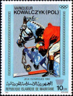 Mauritanie (Rep) Poste N** Yv:462/465 Jeux Olympiques D'été Moscou Vainqueurs (Thème) - Mauritania (1960-...)
