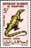 Mauritanie (Rep) Poste N** Yv:263/267 Reptiles - Mauretanien (1960-...)
