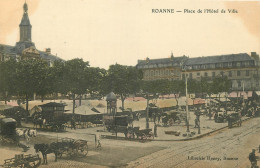 42 - ROANNE - PLACE DE L'HOTEL DE VILLE - Roanne