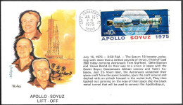 US Space Cover 1975. ASTP Apollo - Soyuz Launch ##02 - United States