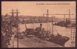 NANTES VUE SUR LE PORT PRISE DE L HERMITAGE 44 - Nantes