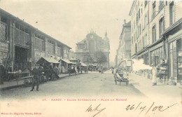 54 - NANCY - EGLISE ST SEBASTIEN - PLACE DU MARCHE - Nancy