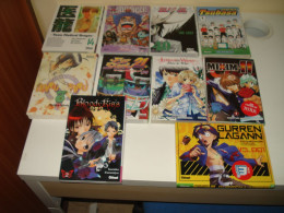 C56 (10) / Lot De 10  Mangas ETAT  NEUF !! -  Divers Titres - Editions Glénat - Mangas Version Française