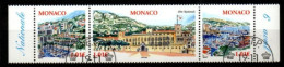MONACO   -   2005 .   Y&T N° 2518 à 2520 Oblitérés.   Palais Et Le Port - Used Stamps