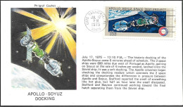 US Space Cover 1975. ASTP Apollo - Soyuz Docking ##04 - USA