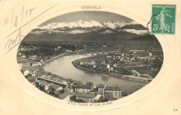 38 - GRENOBLE - ILE VERTE ET LES ALPES - Grenoble