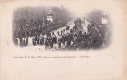 PARIS(1 Er ARRONDISSEMENT) FUNERAILLES DU PRESIDENT FELIX FAURE - Distretto: 01