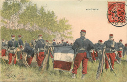 CPA MILITAIRE -  AU REGIMENT - Kazerne