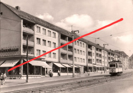 AK Nordhausen Rautenstraße Bürgerhaus Straßenbahn A Markt Weberstraße Jüdenstraße Kornmarkt Neustadtstraße Thüringen DDR - Nordhausen