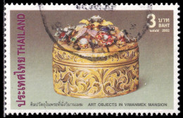 Thailand Stamp 2002 Art Objects In Vimanmek Mansion 3 Baht - Used - Tailandia