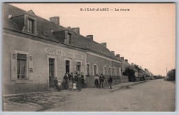 (72) 2848, Saint St Jean D'Assé, La Route, Café De L'Union Voisin - Autres & Non Classés