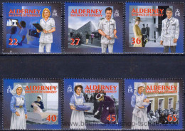 Alderney 2001, Mi. 167-72 A ** - Alderney