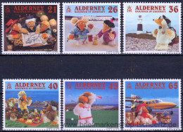 Alderney 2000, Mi. 151-56 ** - Alderney