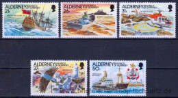 Alderney 1991, Mi. 49-53 ** - Alderney