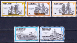 Alderney 1990, Mi. 43-47 ** - Alderney