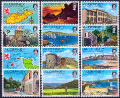 Alderney 1983, Mi. 1-12 ** - Alderney