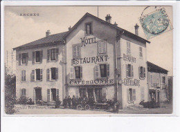 ARCHES: Hôtel Restaurant, Café De La Gare - Très Bon état - Arches