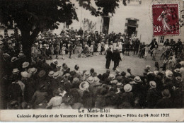 87. HAUTE-VIENNE - L'UNION. Colonie De Vacances Du MAS-ELOI. Fêtes Du 14 Août 1921. La Ronde. - Limoges