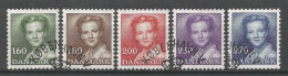 Denmark 1982 Queen Margrethe II Y.T. 758/762  (0) - Gebraucht