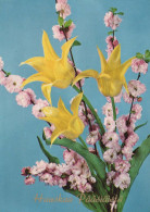 FLOWERS Vintage Postcard CPSM #PAR078.A - Blumen