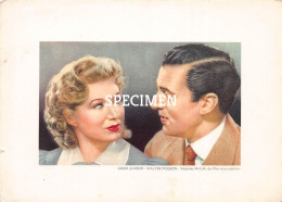 Greer Garson - Walter Pidgeon  -  Big Format 18x13 Cm - Acteurs