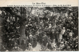 87. HAUTE-VIENNE - L'UNION. Colonie De Vacances Du MAS-ELOI. Fêtes Du 14 Août 1921. Les Spectateurs. - Limoges