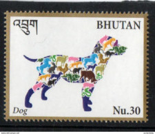 Bhutan  - 2017  - Fire Female Bird Year - Dog  -  MNH. ( OL 23/02/2020) - Bhoutan