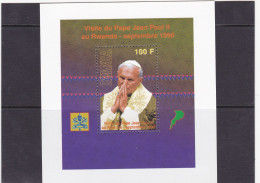 Rwanda COB BL107 - Visite Du Pape Jean-Paul II / Bezoek Van Paus Johannes Paulus II- MNH-postfris-neuf - Ungebraucht