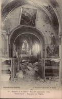 BATAILLE DE LA MARNE  ( 6 - 12 SEPTEMBRE 1914 ). VASSINCOURT . INTERIEUR DE L ' EGLISE . SAINT-HILAIRE ( PRES MOURMELON) - War 1914-18