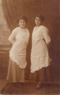 Social History Souvenir Photo Postcard Ladies Dress Curtains - Photographie