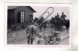 PHOTO GUERRE CHAR TANK MOTO ALLEMAND ZÜNDAPP - Guerre, Militaire